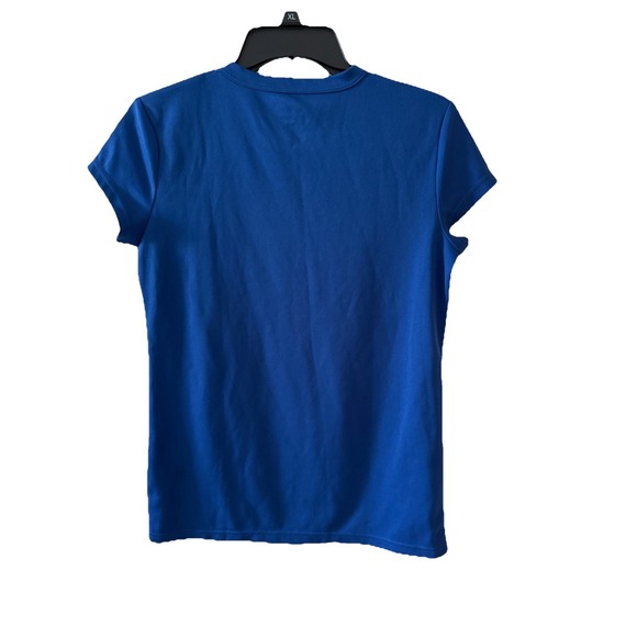 Chicago Cubs MLB Women's Blue Nike Dri-Fit Short Sleeve Polyester T-Shirt Medium - Picture 3 of 5